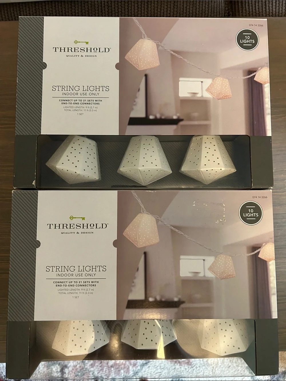 NWT 2 Boxes of Threshold White String Lights